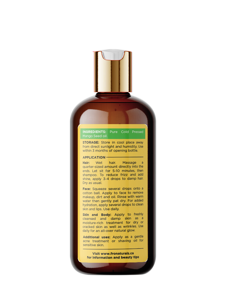 Organic Mango Seed Oil (Cold Pressed)